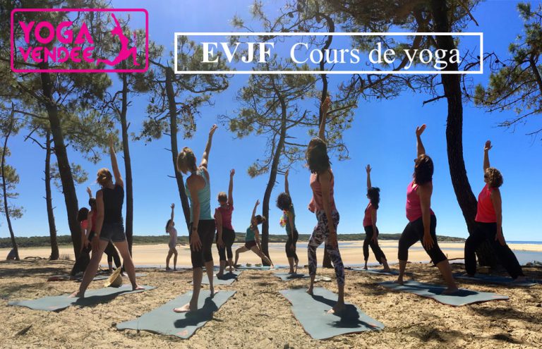 evjf enterrement vie de jeune fille cours de yoga en vendee