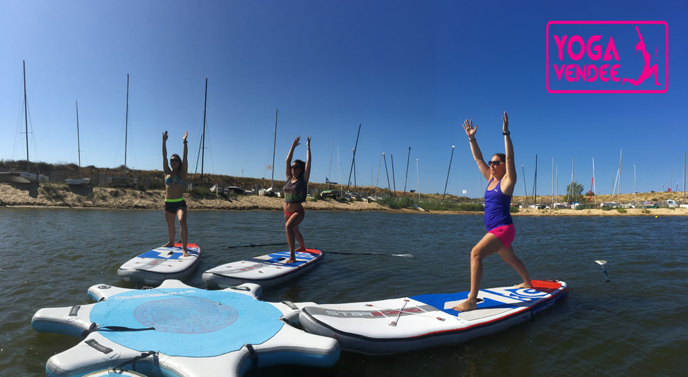 sup yoga paddle cour la tranche sur mer vendee